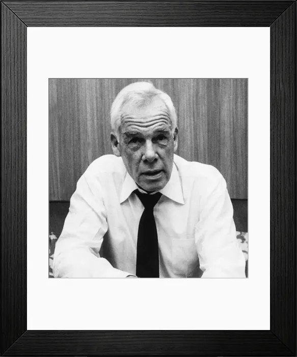 Framed Print : Lee Marvin American actor, September 1980 Framed Print : Lee Marvin American actor, September 1980
