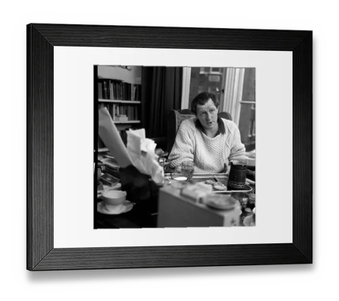 Framed Print : Richard Harris actor at home in March 1963 Framed Print : Richard Harris actor at home in March 1963