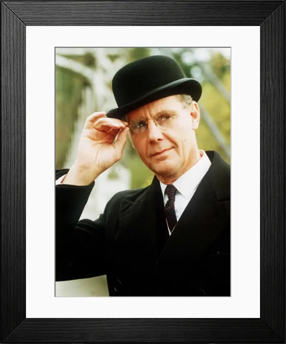 Framed Print : James Fox English actor from the television series Never Come Back, November 1989 Framed Print : James Fox English actor from the television series Never Come Back, November 1989