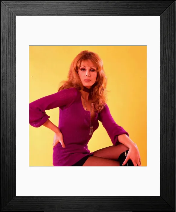 Framed Print : Actress Joanna Lumley 1971 Framed Print : Actress Joanna Lumley 1971