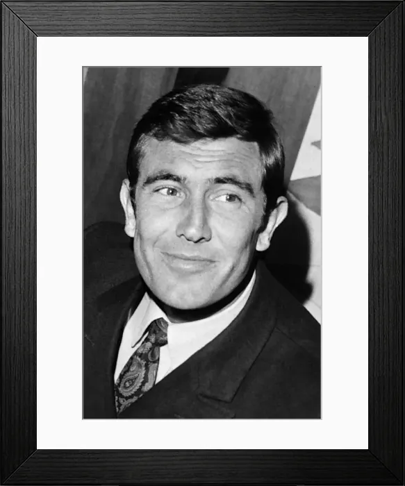 Framed Print : George Lazenby Australian actor 1968 Framed Print : George Lazenby Australian actor 1968