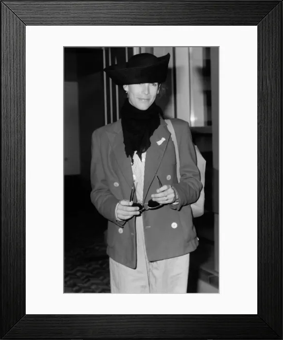 Framed Print : Jamie Lee Curtis American actress November 1986 Framed Print : Jamie Lee Curtis American actress November 1986