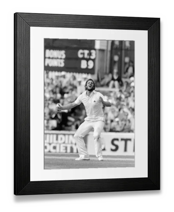 Framed Print : Cricket The Ashes England v Australia 6th Test at The Oval August 1981 ian Botham Framed Print : Cricket The Ashes England v Australia 6th Test at The Oval August 1981 ian Botham