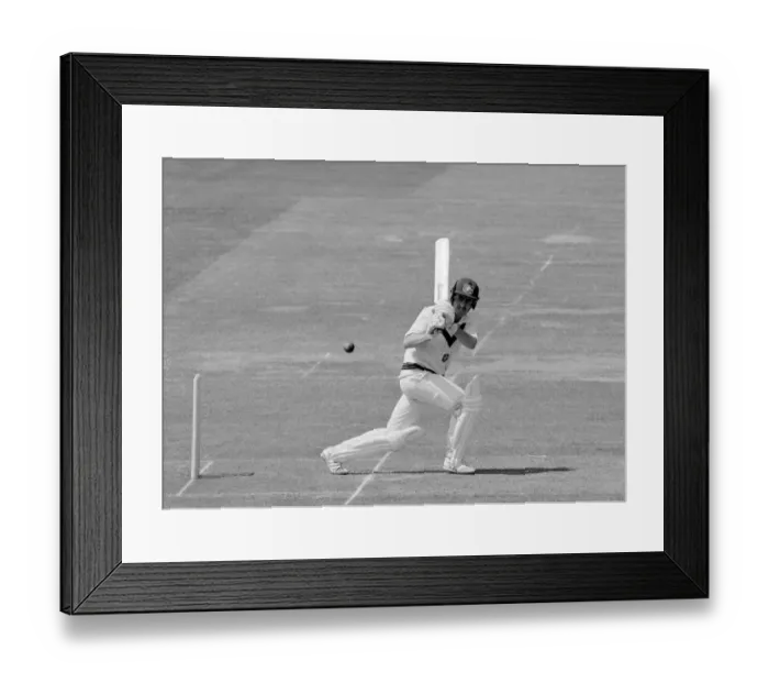 Framed Print : Cricket The Ashes England v Australia 1st Test at Lords July 1985 Framed Print : Cricket The Ashes England v Australia 1st Test at Lords July 1985
