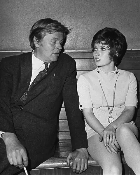 Actor Jack Watling with his daughter Deborah Watling who played the Doctor Who Companion