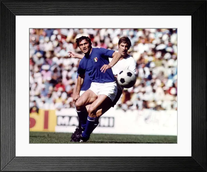 Framed Print : World Cup 1970 Uraguay 0 Italy 0 Group B Cuauhtemoc