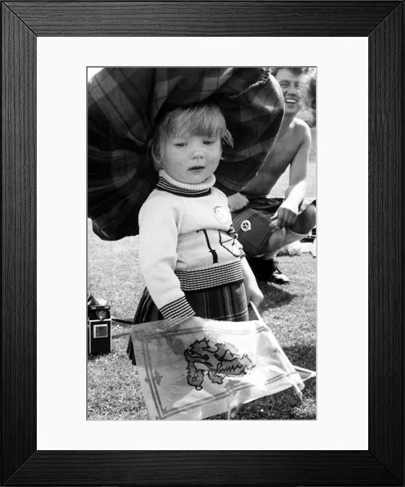 Framed Print : Children - Boys Scotland Young Ruairdidh Ross of Beith, Ayrshire