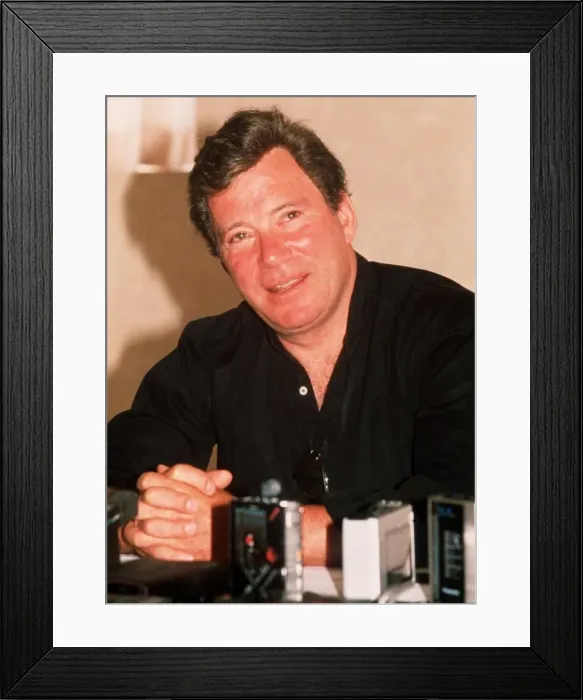 Framed Print : William Shatner American actor August 1989 Framed Print : William Shatner American actor August 1989
