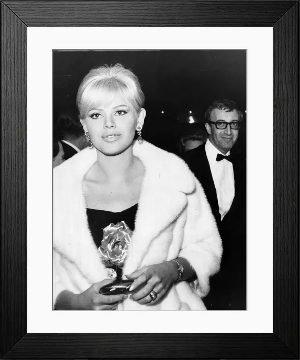 Framed Print : Britt Ekland actress with husband Peter Sellers in 1964 Framed Print : Britt Ekland actress with husband Peter Sellers in 1964