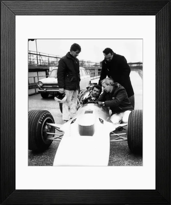 Framed Print : James Garner actor at wheel of racing car 1969 Framed Print : James Garner actor at wheel of racing car 1969