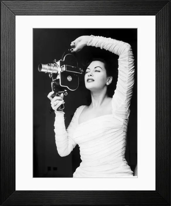 Framed Print : Yvonne De Carlo Canadian actress August 1952