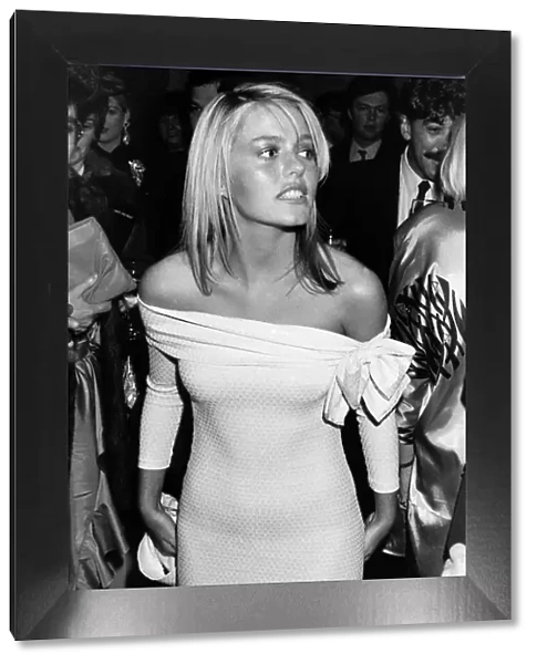 Patsy Kensit British actress and pop singer in April 1986 at premiere of film Absolute