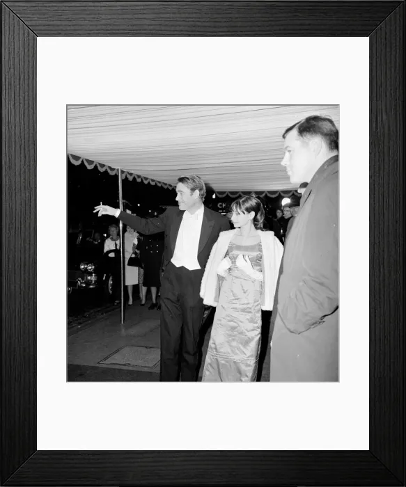 Framed Print : Actor Peter O Toole with Miss Buck at a Film Premiere Framed Print : Actor Peter O Toole with Miss Buck at a Film Premiere
