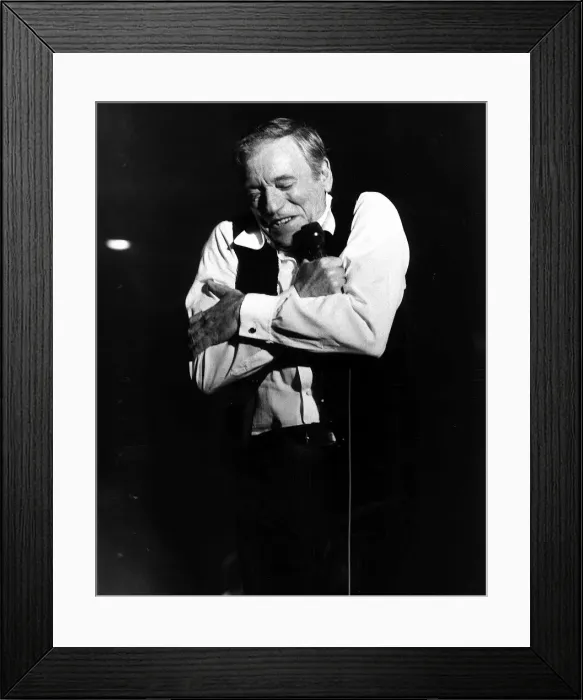 Framed Print : Yves Montand April 1982 French and actor and entertainer (60) Framed Print : Yves Montand April 1982 French and actor and entertainer (60)