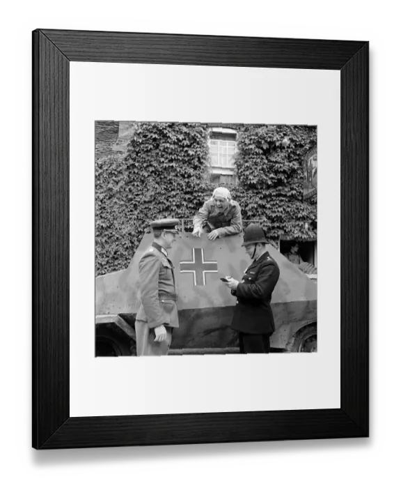 Framed Print : Comedian and actor Norman Wisdom during the Making of the film The Square Peg Framed Print : Comedian and actor Norman Wisdom during the Making of the film The Square Peg