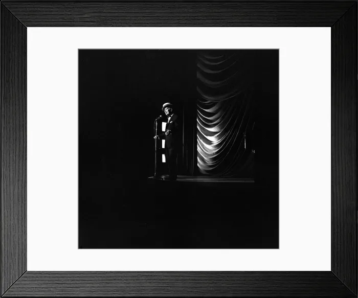 Framed Print : Maurice Chevalier Actor - Feb 1968 on stage at The Manchester Odeon Framed Print : Maurice Chevalier Actor - Feb 1968 on stage at The Manchester Odeon