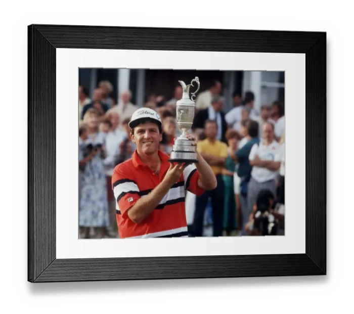 Framed Print : US golfer Mark Calcavecchia wins the 1989 Open Championship at the Royal Troon Golf Club Framed Print : US golfer Mark Calcavecchia wins the 1989 Open Championship at the Royal Troon Golf Club