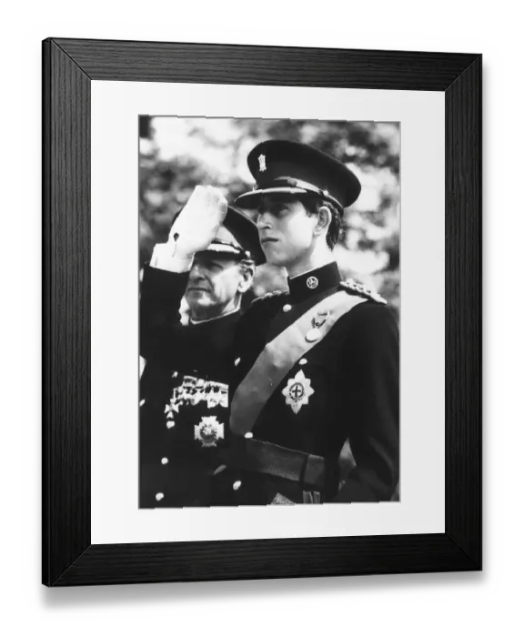 Framed Print : Prince Charles as the Colonel-in-Chief of the new Royal Regiment of Wales June Framed Print : Prince Charles as the Colonel-in-Chief of the new Royal Regiment of Wales June