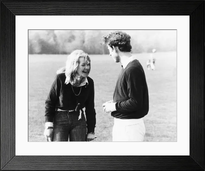 Framed Print : Prince Charles and Jane Ward chat at Windsor July 1979 Framed Print : Prince Charles and Jane Ward chat at Windsor July 1979