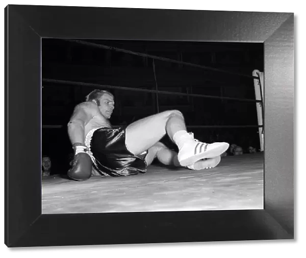Joe Bugner Heavyweight Boxer October 1972 fighting Jurgen Blin at Royal Albert