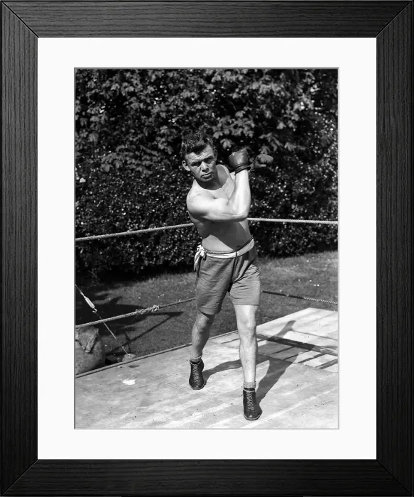 Framed Print : Joe Beckett in training Framed Print : Joe Beckett in training