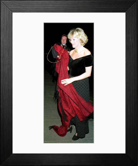 Framed Print : Camilla Parker Bowles arrives at the Ritz for her dinner with Prince Charles Framed Print : Camilla Parker Bowles arrives at the Ritz for her dinner with Prince Charles