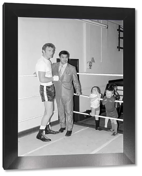 Rocky Marciano with Joe Bugner May 1969