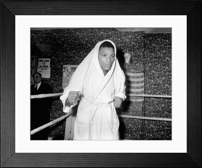 Framed Print : Nino Valdes Boxer - Nov 1956 Training Framed Print : Nino Valdes Boxer - Nov 1956 Training