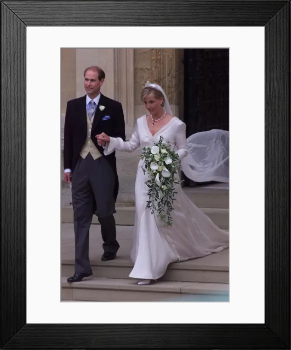 Framed Print : Prince Edward Royal Wedding 1999 Wedding of Sophie Rhys-Jones to Prince Edward Framed Print : Prince Edward Royal Wedding 1999 Wedding of Sophie Rhys-Jones to Prince Edward