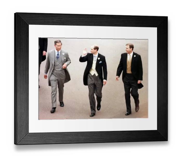 Framed Print : Prince Edward Royal Wedding 1999 Wedding of Sophie Rhys-Jones to Prince Edward