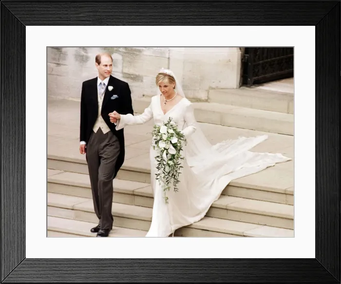 Framed Print : Prince Edward Royal Wedding 1999 Wedding of Sophie Rhys-Jones to Prince Edward Framed Print : Prince Edward Royal Wedding 1999 Wedding of Sophie Rhys-Jones to Prince Edward