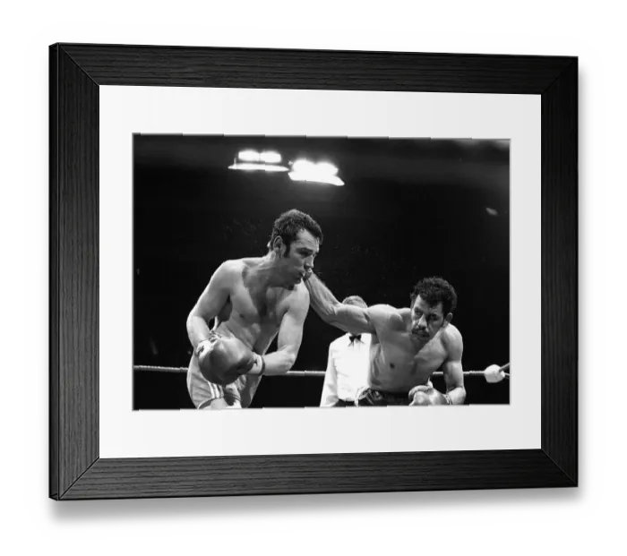 Framed Print : Alan Minter vs Rudy Robles February 1979 Boxing Alan Minter Britains European Framed Print : Alan Minter vs Rudy Robles February 1979 Boxing Alan Minter Britains European