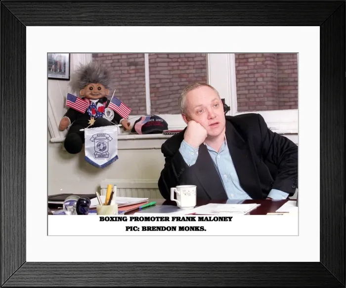 Framed Print : Frank Maloney Boxing Promoter January 1999 Framed Print : Frank Maloney Boxing Promoter January 1999