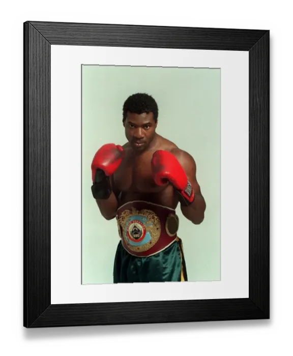 Framed Print : Carl Thompsom Boxing July 98 WBO Cruiserweight champion of the world