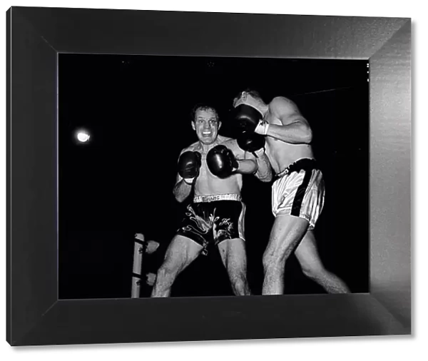 Henry Cooper v Dick Wipperman during heavyweight 1965 fight at Royal Albert hall