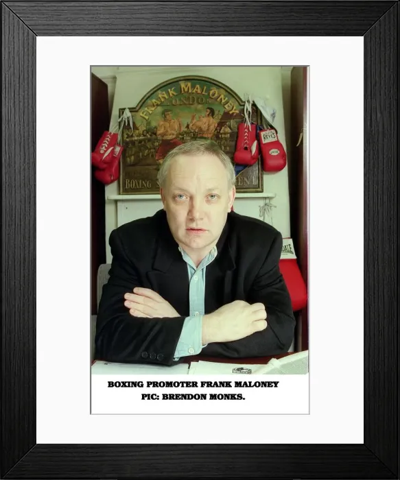 Framed Print : Frank Maloney Boxing Promoter January 1999 Framed Print : Frank Maloney Boxing Promoter January 1999