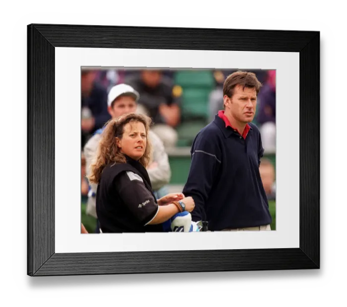 Framed Print : Nick faldo Open Golf Championship July 1997. Nick Faldo on the first day of the Open Golf Framed Print : Nick faldo Open Golf Championship July 1997. Nick Faldo on the first day of the Open Golf