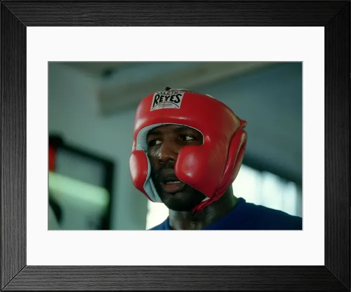 Framed Print : Julius Francis Boxing January 99 British Heavyweight Champion Framed Print : Julius Francis Boxing January 99 British Heavyweight Champion