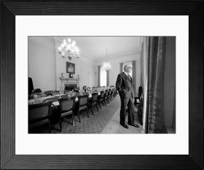 Framed Print : British Prime Minister James Callaghan at 10 Downing Street Framed Print : British Prime Minister James Callaghan at 10 Downing Street