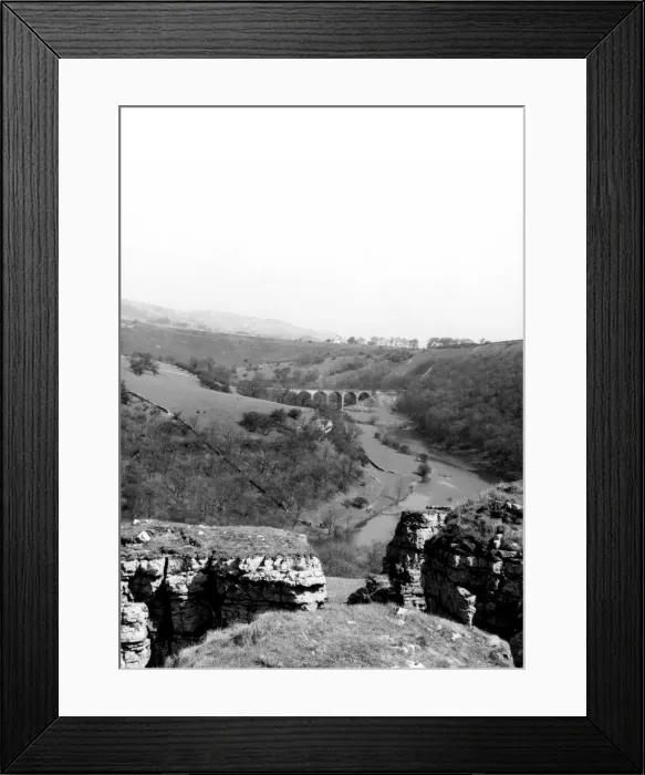 Framed Print : River Derwent near Beeley, Derbyshire. 1970