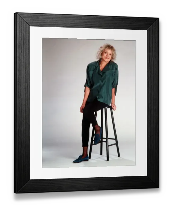 Framed Print : Anne Nightingale Radio Disc Jockey and TV Presenter 1990
