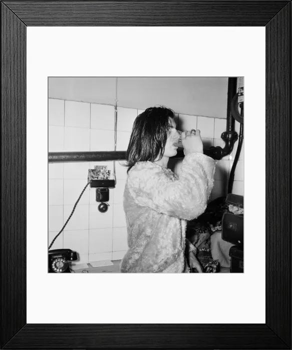 Framed Print : Screaming Lord Sutch seen here at the 2-1s coffee bar in Soho