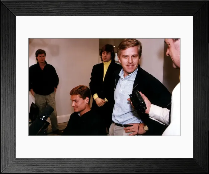Framed Print : Steve Ryder TV presenter of Grandstand Framed Print : Steve Ryder TV presenter of Grandstand