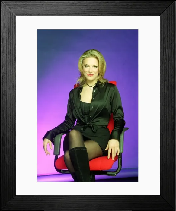 Framed Print : Hanna Winddingham Live TV Presenter January 99 Framed Print : Hanna Winddingham Live TV Presenter January 99