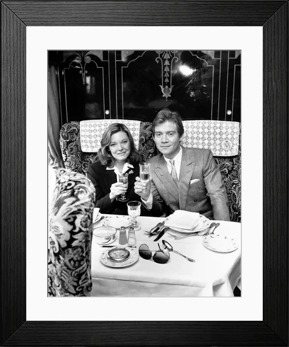 Framed Print : TV programme Suspicion - Anthony Andrews And Jane Curtin Framed Print : TV programme Suspicion - Anthony Andrews And Jane Curtin