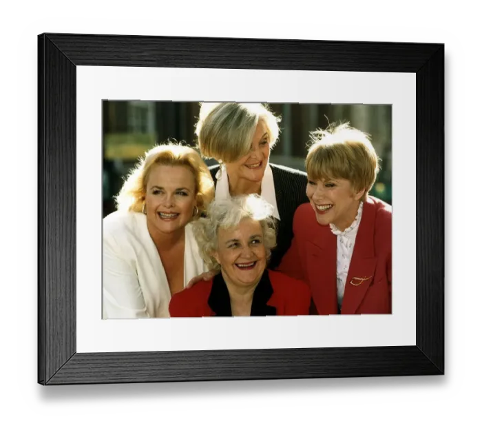 Framed Print : TV Programme Brighton Belles Jean Boht Sheila Hancock Wendy Craig
