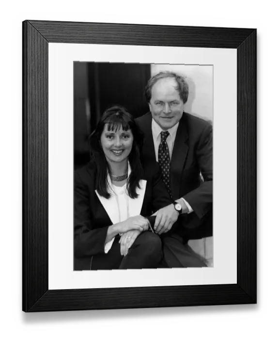 Framed Print : Carol Vorderman TV Presenter and Clive Anderson Chat Show Host Framed Print : Carol Vorderman TV Presenter and Clive Anderson Chat Show Host