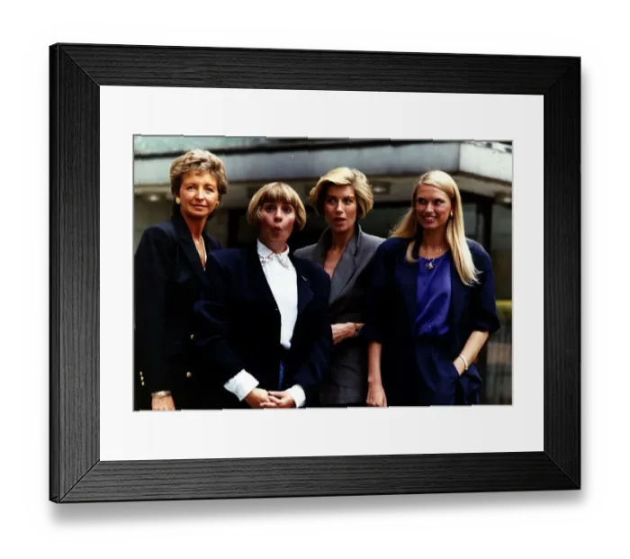 Framed Print : Sue Lawley News Reader with Victoria Wood Comedienne Selina Scott News Reader & TV Framed Print : Sue Lawley News Reader with Victoria Wood Comedienne Selina Scott News Reader & TV