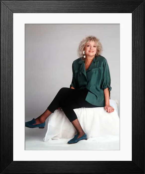 Framed Print : Anne Nightingale Radio Disc Jockey and TV Presenter 1990 Framed Print : Anne Nightingale Radio Disc Jockey and TV Presenter 1990
