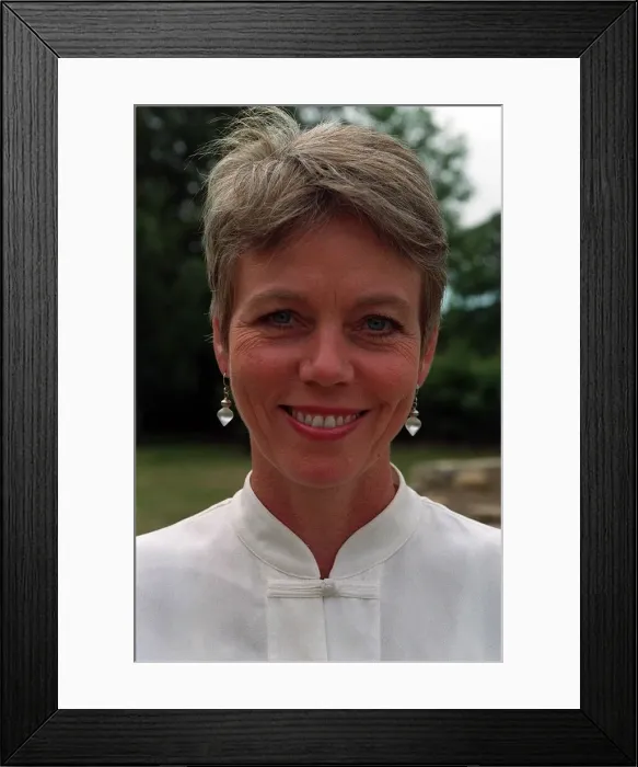 Framed Print : Penny Junor TV presenter for Celebs and their Suitcases feature Framed Print : Penny Junor TV presenter for Celebs and their Suitcases feature